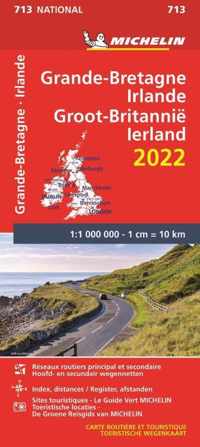 Michelin 713 Groot-Brittanië en Ierland 2022 - Pakket (9782067255463)