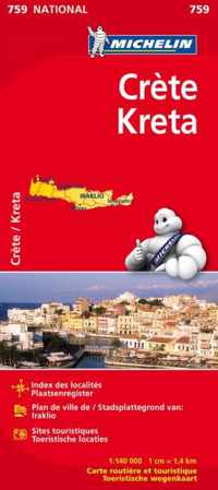 Michelin 759 Kreta - Paperback (9782067173194)