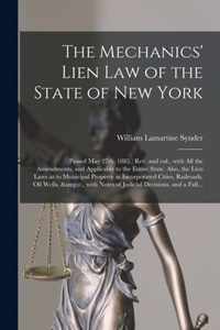 The Mechanics' Lien Law of the State of New York