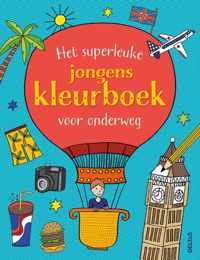 Het superleuke jongenskleurboek voor onderweg