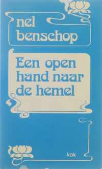 Een open hand naar de hemel