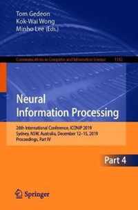 Neural Information Processing