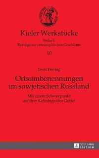 Ortsumbenennungen Im Sowjetischen Russland