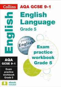 AQA GCSE 9-1 English Language Exam Practice Workbook (Grade 5)