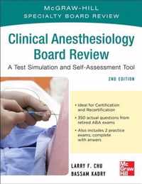 Mcgraw-Hill Specialty Board Review Clinical Anesthesiology