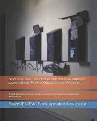 North Carolina Electrical Restricted (Low Voltage) License Exam Review Questions and Answers