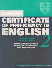 Cambridge Certificate Of Proficiency In English 2 Student's Book With Answers