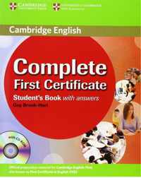 Complete First Certificate Student's Book Pack