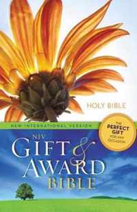 NIV gift en award bible flower