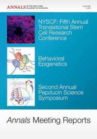Annals Meeting Reports  NYSCF Fifth Annual Translational Stem Cell Research Conference