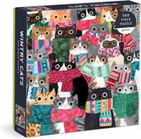 Wintry Cats 500 Piece Puzzle