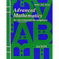 Saxon Advanced Math Answer Key & Tests Second Edition