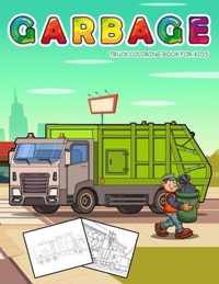 Garbage Truck Coloring Book for Kids