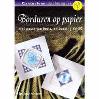 Borduren op papier met passe-partouts, embossing en 3D