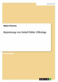 Bepreisung von Initial Public Offerings