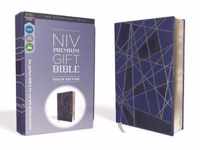 NIV, Premium Gift Bible, Youth Edition, Leathersoft, Blue, Red Letter, Comfort Print