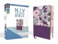 NIV, Thinline Bible, Leathersoft, Purple, Red Letter, Comfort Print