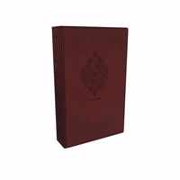 NKJV, Reference Bible, Compact Large Print, Leathersoft, Burgundy, Red Letter, Comfort Print