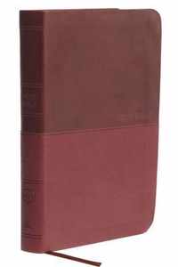 NKJV, Value Thinline Bible, Compact, Leathersoft, Burgundy, Red Letter, Comfort Print