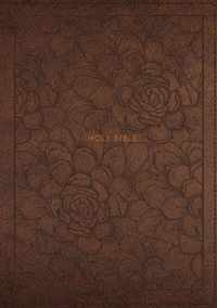 NKJV, Single-Column Reference Bible, Leathersoft, Brown, Comfort Print