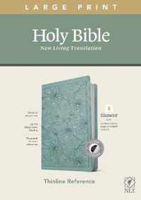 NLT Large Print Thinline Reference Bible, Filament Enabled E