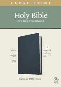 NLT Large Print Thinline Reference Bible, Filament Edition