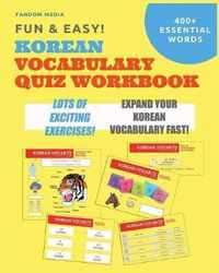 Fun and Easy! Korean Vocabulary Quiz Workbook