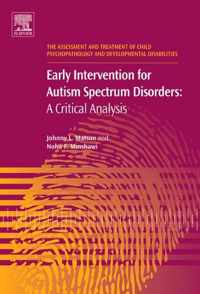 Early Intervention for Autism Spectrum Disorders