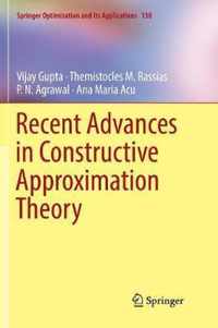 Recent Advances in Constructive Approximation Theory