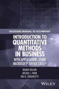 Solutions Manual To Accompany Introducti