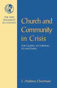 Church And Community In Crisis