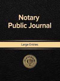 Notary Public Journal Large Entries