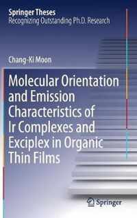 Molecular Orientation and Emission Characteristics of Ir Complexes and Exciplex