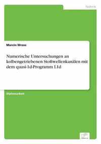 Numerische Untersuchungen an kolbengetriebenen Stosswellenkanalen mit dem quasi-1d-Programm L1d