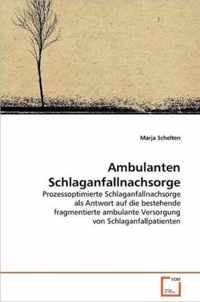 Ambulanten Schlaganfallnachsorge