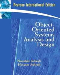 Object Oriented Systems Analysis and Design