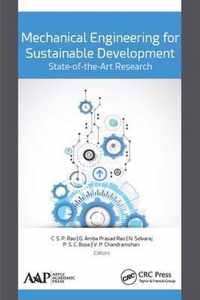 Mechanical Engineering for Sustainable Development: State-of-the-Art Research