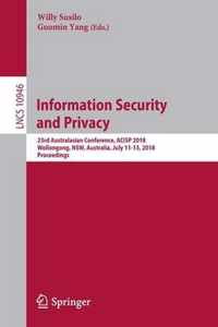 Information Security and Privacy