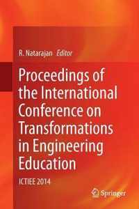 Proceedings of the International Conference on Transformations in Engineering Ed