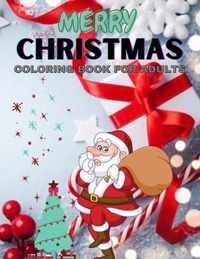 Merry Christmas Coloring Book for Adults