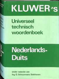 Kluwer's universeel technisch woordenboek Nederlands-Duits