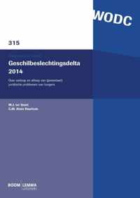 Onderzoek en beleid-reeks WODC 315 -  Geschilbeslechtingsdelta 2014