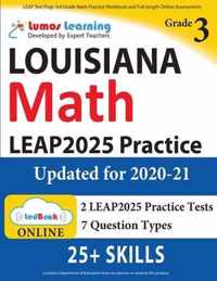 LEAP Test Prep: 3rd Grade Math Practice Workbook and Full-length Online Assessments