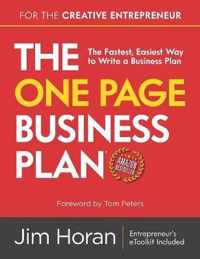 The One Page Business Plan for the Creative Entrepreneur