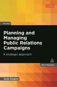 Planning and Managing Public Relations Campaigns