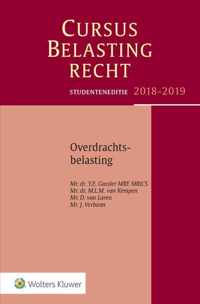 Cursus Belastingrecht Overdrachtsbelasting 2018-2019 Studenteneditie