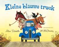 Kleine blauwe truck