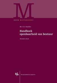 Boom Masterreeks  -   Handboek openbaarheid van bestuur