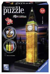 Big Ben - Night Edition 3D (216 Stukjes)