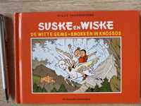 Suske en Wiske hardcover omkeer boek witte Gems/Knokken in Knossos